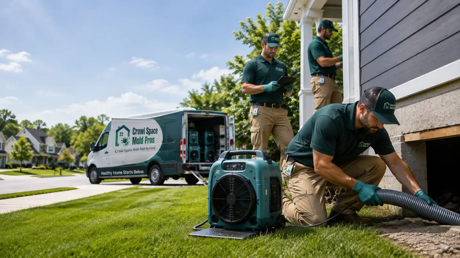 Crawl Space Mold Removal in Harvard, MA
